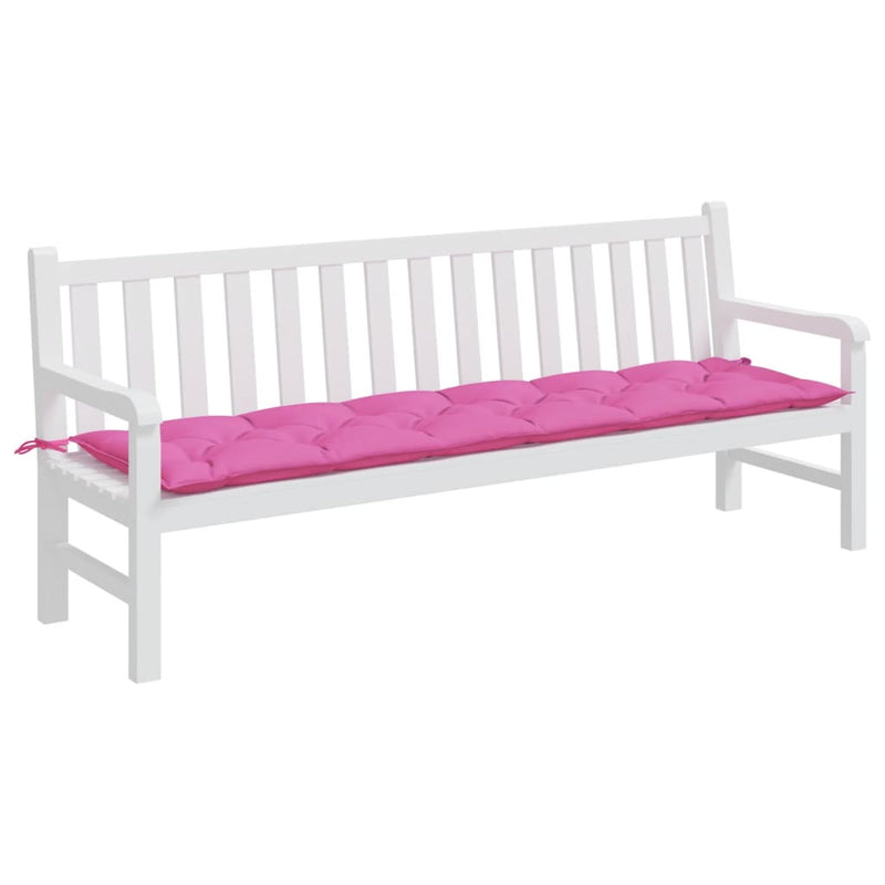 Load image into Gallery viewer, Vidaxl tuinbankkussen 200x50x7 cm stof roze
