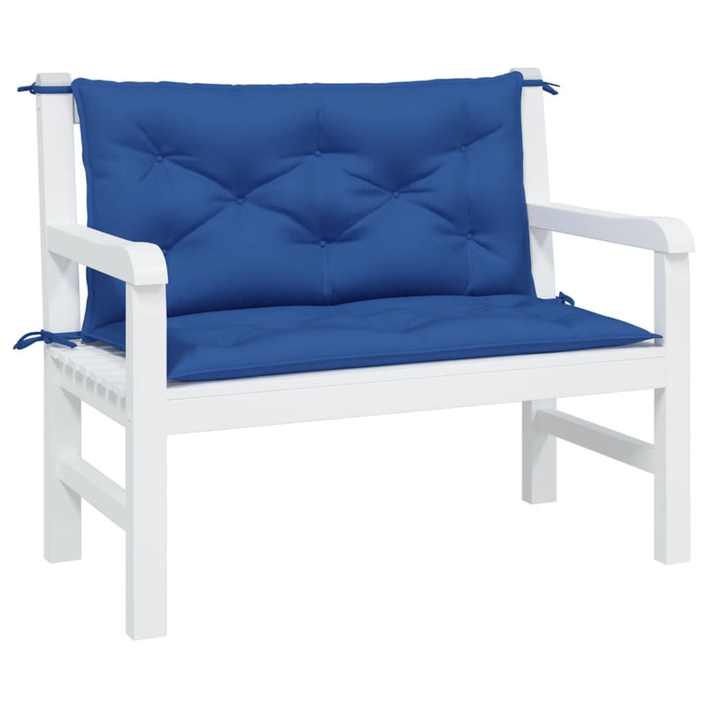 Load image into Gallery viewer, Vidaxl tuinbankkussens 2 st 100x50x7 cm oxford stof koningsblauw

