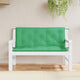 Vidaxl tuinbankkussens 2 st 120x50x7 cm oxford stof groen