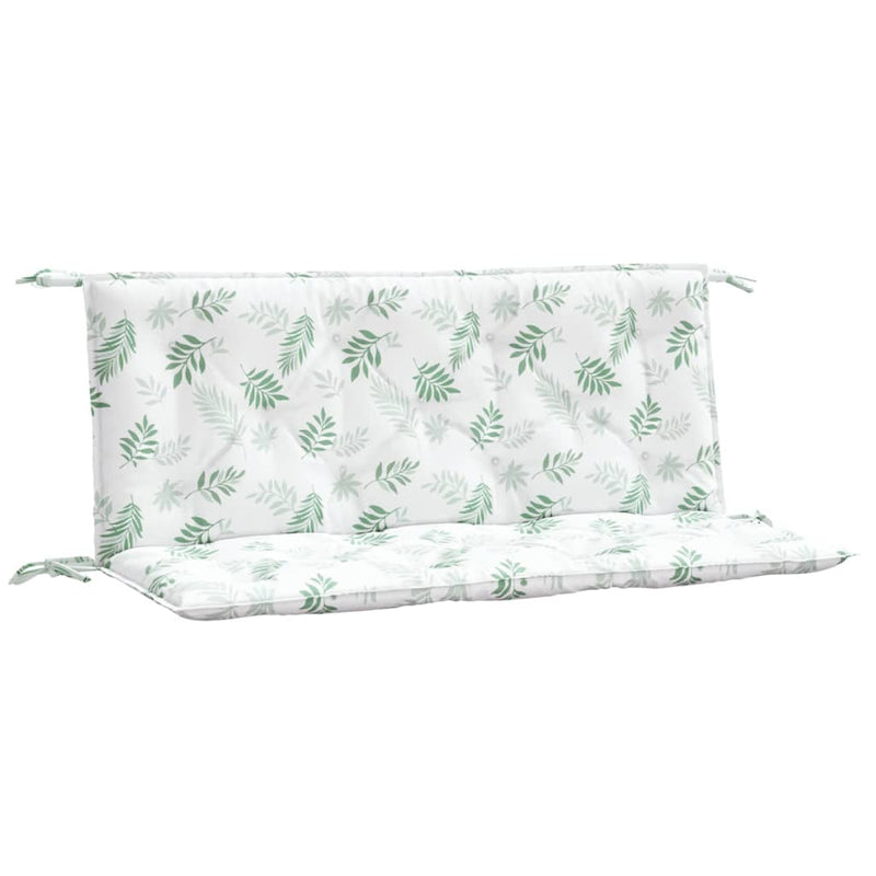 Load image into Gallery viewer, Vidaxl tuinbankkussens 2 st bladpatroon 120x50x7 cm stof
