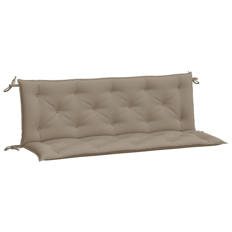 Load image into Gallery viewer, Vidaxl tuinbankkussens 2 st 150x50x7 cm oxford stof taupe

