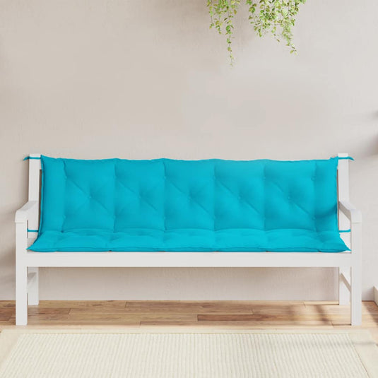 Vidaxl tuinbankkussens 2 st oxford stof turquoise