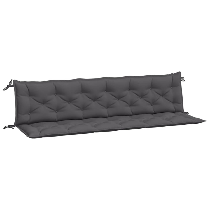 Load image into Gallery viewer, Vidaxl tuinbankkussens 2 st 200x50x7 cm oxford stof antracietkleurig
