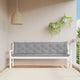 Vidaxl tuinbankkussens 2 st 200x50x7 cm oxford stof grijs