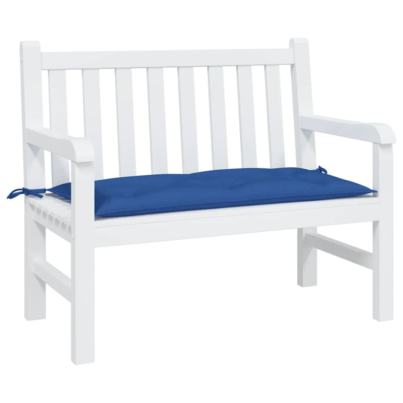 Load image into Gallery viewer, Vidaxl tuinbankkussen 110x50x7 cm stof blauw
