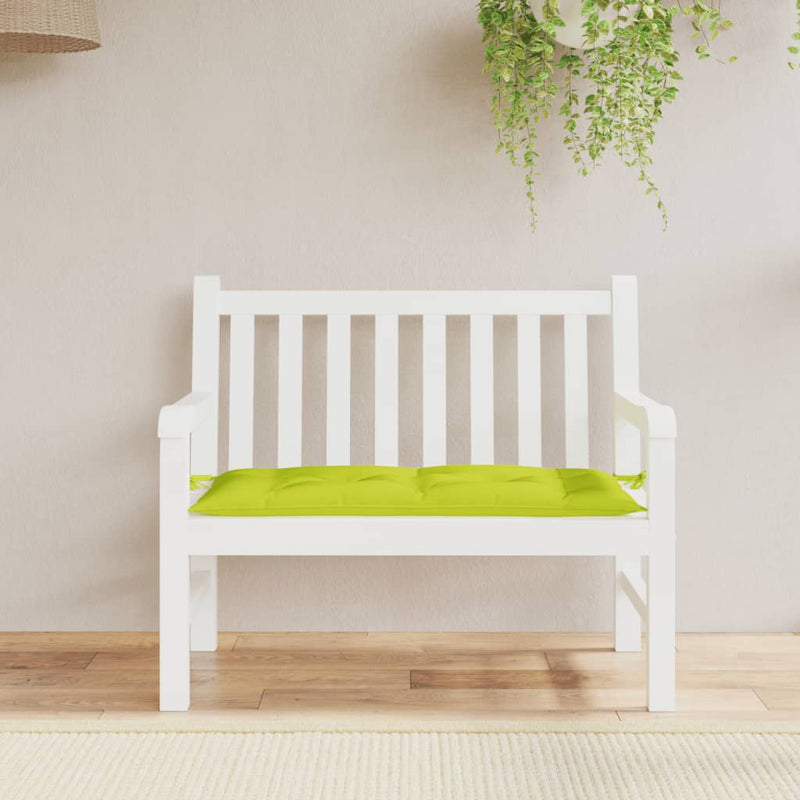 Load image into Gallery viewer, Vidaxl tuinbankkussen 110x50x7 cm oxford stof heldergroen
