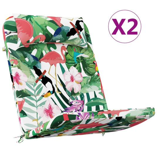 Vidaxl stoelkussens 2 st adirondack oxford stof meerkleurig