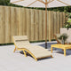 Vidaxl ligbedkussen 180x60x4 cm oxford stof beige
