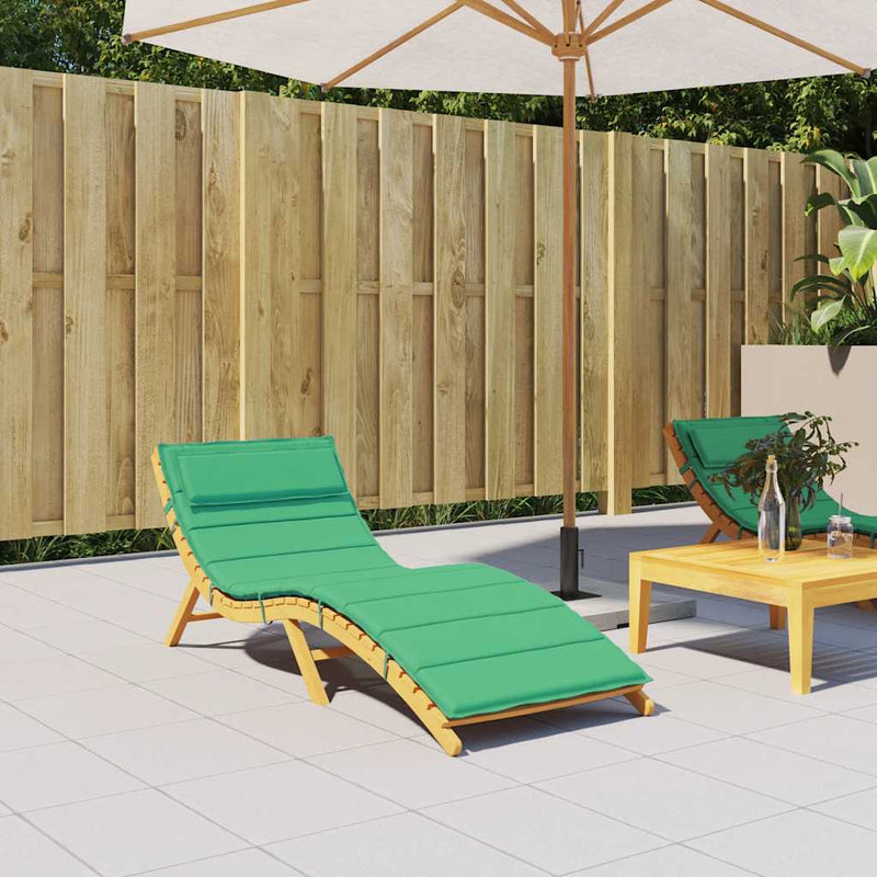 Load image into Gallery viewer, Vidaxl ligbedkussen 180x60x4 cm oxford stof groen
