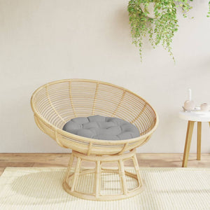 VidaXL Zitkussen rond Ø 60x11 cm oxford stof grijs
