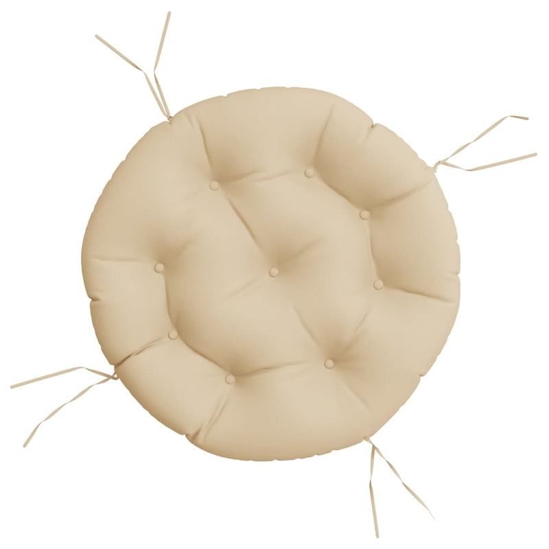 Load image into Gallery viewer, VidaXL Zitkussen rond Ø 60x11 cm oxford stof beige
