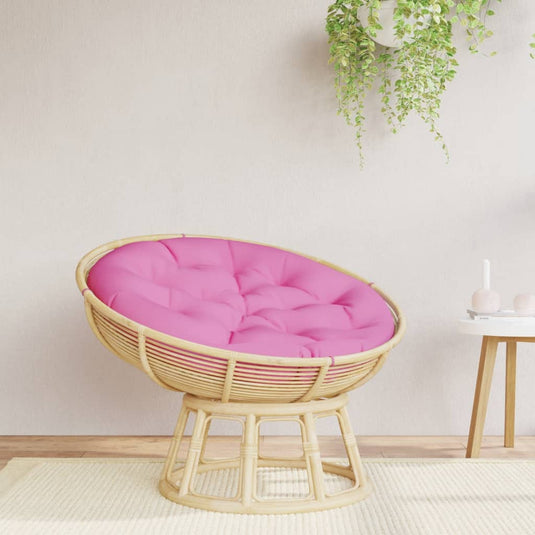 VidaXL Zitkussen rond Ø 100x11 cm oxford stof roze