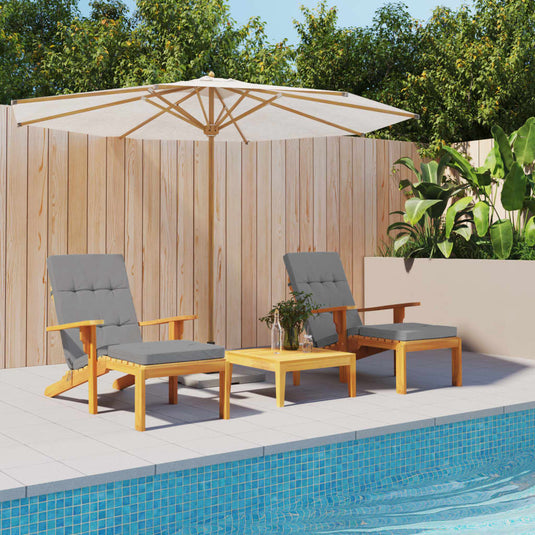 Vidaxl terrasstoelkussens 2 st oxford stof grijs