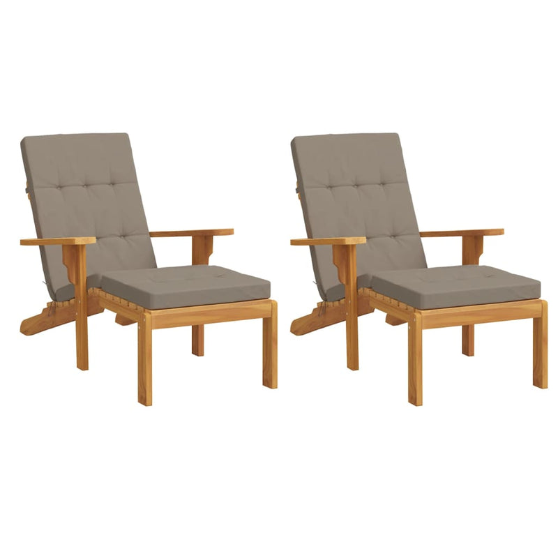 Load image into Gallery viewer, Vidaxl terrasstoelkussens 2 st oxford stof taupe
