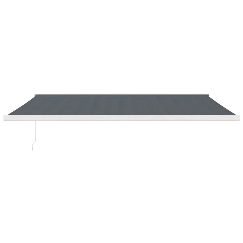 Load image into Gallery viewer, VidaXL Luifel uittrekbaar 4,5x3 m stof en aluminium antracietkleurig
