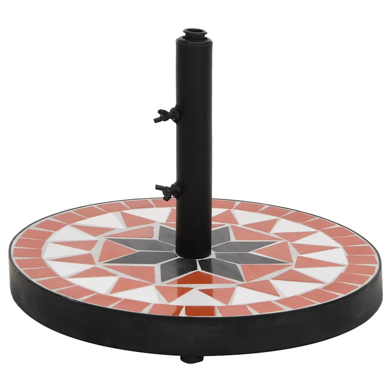 ギャラリービューアに画像をロードする, Vidaxl parasolvoet rond 12 kg terracotta wit
