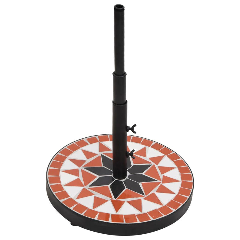 ギャラリービューアに画像をロードする, Vidaxl parasolvoet rond 12 kg terracotta wit
