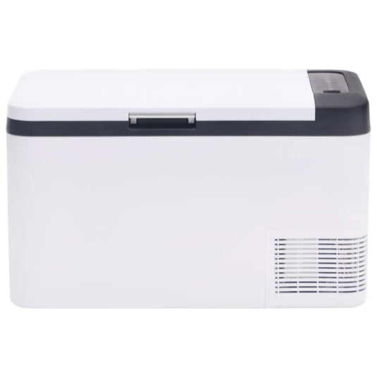 Vidaxl koelbox met handvat 18 l pp pe zwart en wit