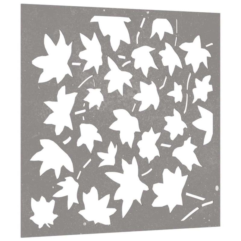 Load image into Gallery viewer, Vidaxl wanddecoratie tuin esdoornbladontwerp 55x55 cm cortenstaal

