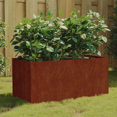 Vidaxl plantenbak 80x40x40 cm cortenstaal