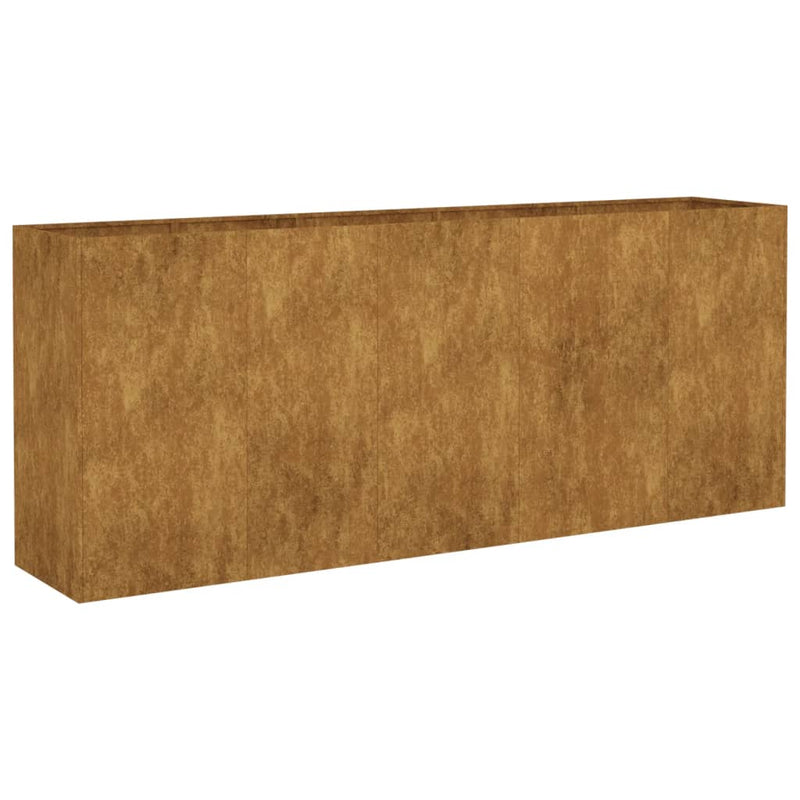 Load image into Gallery viewer, Vidaxl plantenbak verhoogd 200x40x80 cm cortenstaal
