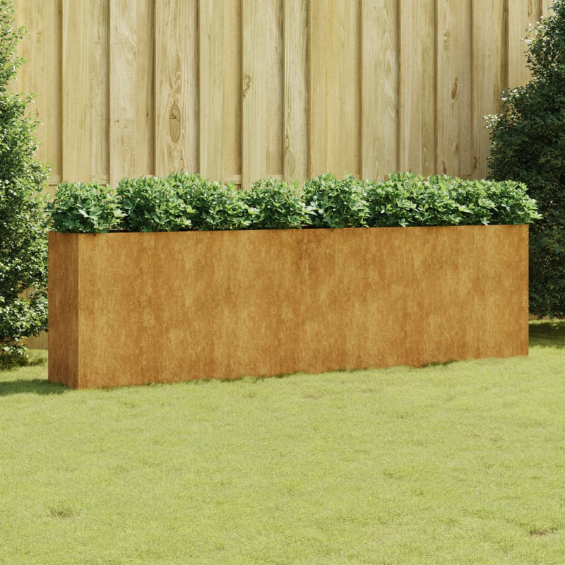 Load image into Gallery viewer, VidaXL Plantenbak verhoogd 280x40x80 cm cortenstaal
