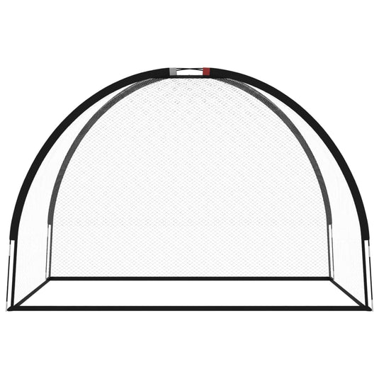 Vidaxl golftrainingsnet 300x150x210 cm polyester zwart