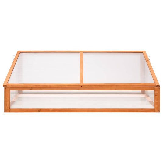 Vidaxl broeikas 110x58,5x39 cm vurenhout oranje