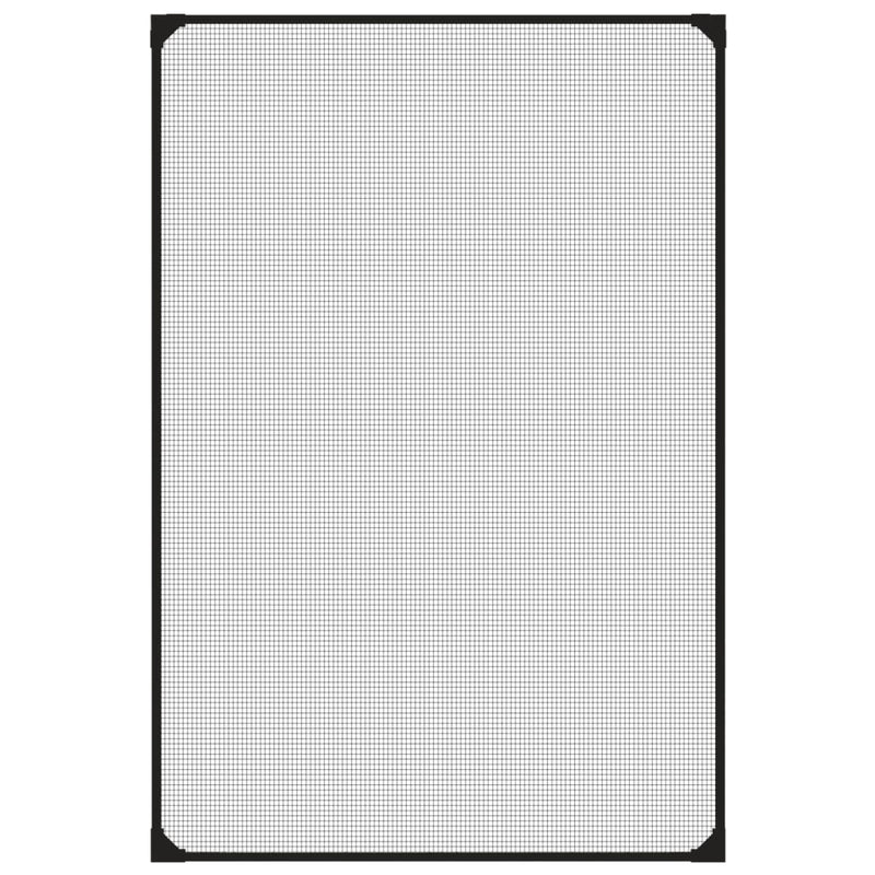 Load image into Gallery viewer, Vidaxl insectenhor voor ramen magnetisch 80x120 cm antracietkleurig
