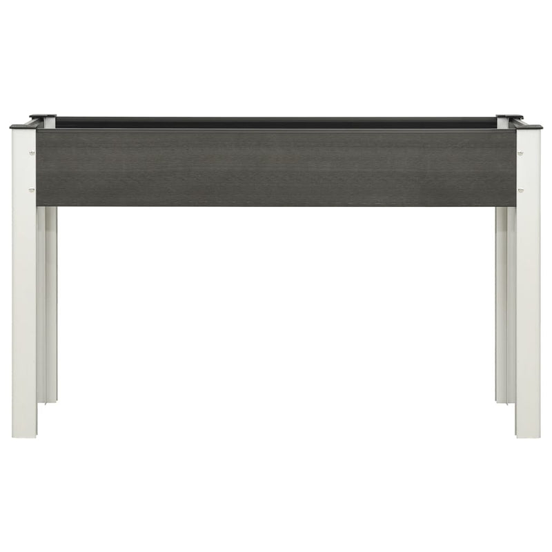 Load image into Gallery viewer, Vidaxl plantenbak verhoogd 120x40x75 cm hkc grijs
