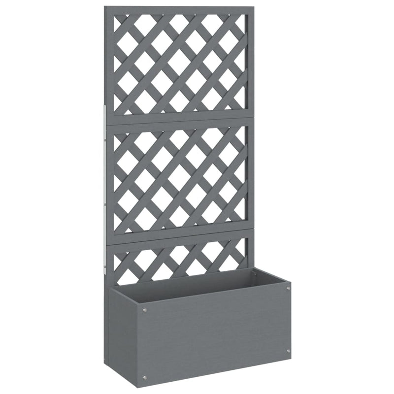 Afbeelding laden in galerijviewer, Vidaxl plantenbak met latwerk 65x33x135 cm hkc
