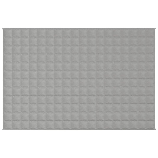 Vidaxl verzwaringsdeken 122x183 cm 5 kg stof grijs