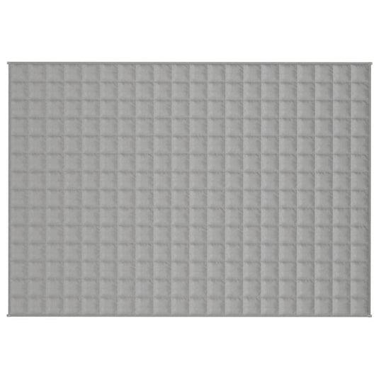 Vidaxl verzwaringsdeken 137x200 cm 6 kg stof grijs