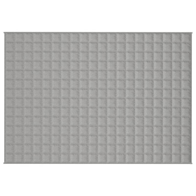 Load image into Gallery viewer, Vidaxl verzwaringsdeken 137x200 cm 10 kg stof grijs
