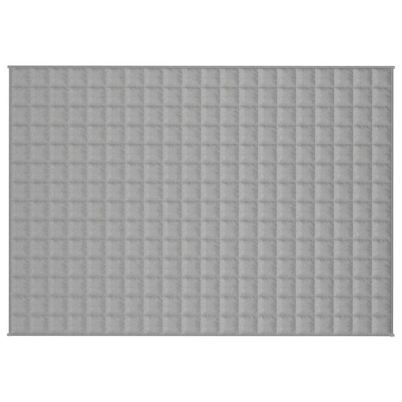 Load image into Gallery viewer, Vidaxl verzwaringsdeken 140x200 cm 10 kg stof grijs
