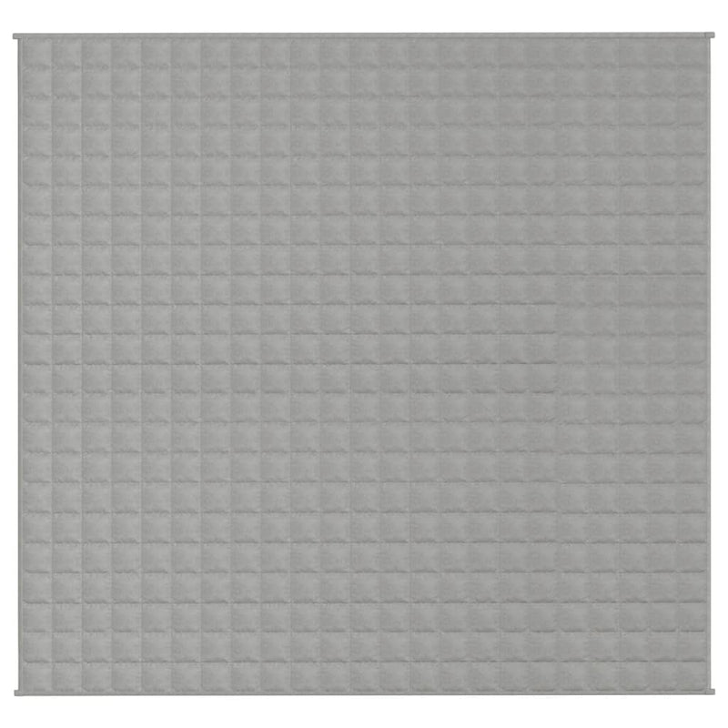 Load image into Gallery viewer, Vidaxl verzwaringsdeken 220x230 cm 11 kg stof grijs
