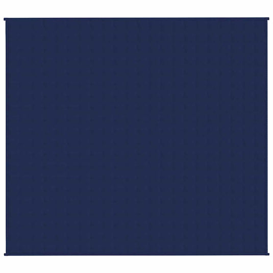 Vidaxl verzwaringsdeken 200x220 cm 9 kg stof blauw