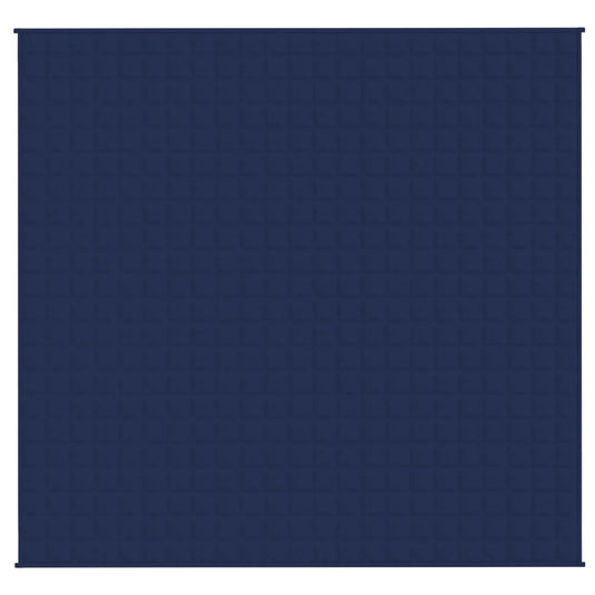 Vidaxl verzwaringsdeken 220x230 cm 11 kg stof blauw