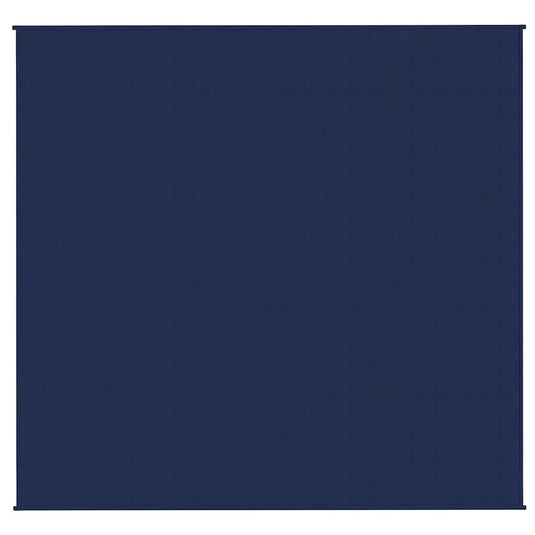 Vidaxl verzwaringsdeken 220x240 cm 11 kg stof blauw