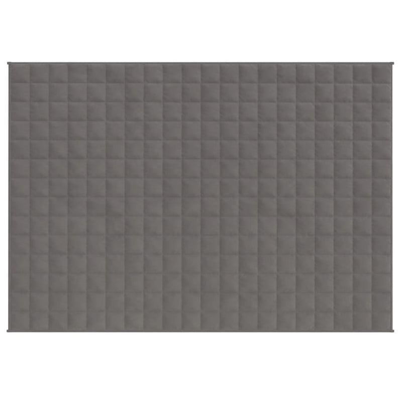 Load image into Gallery viewer, Vidaxl verzwaringsdeken 152x203 cm 11 kg stof grijs
