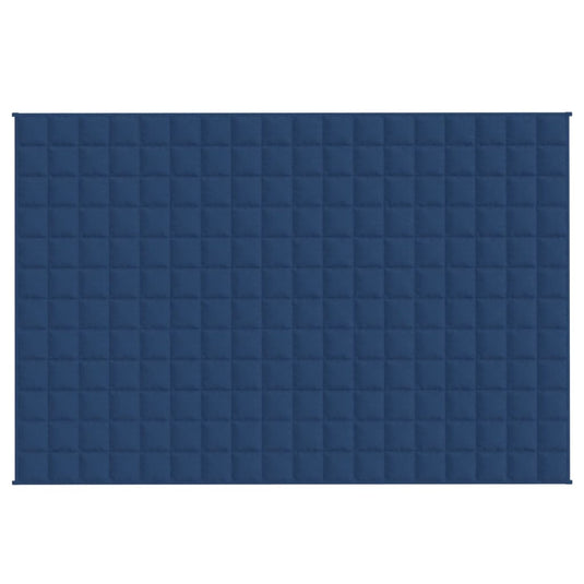 Vidaxl verzwaringsdeken 122x183 cm 5 kg stof blauw
