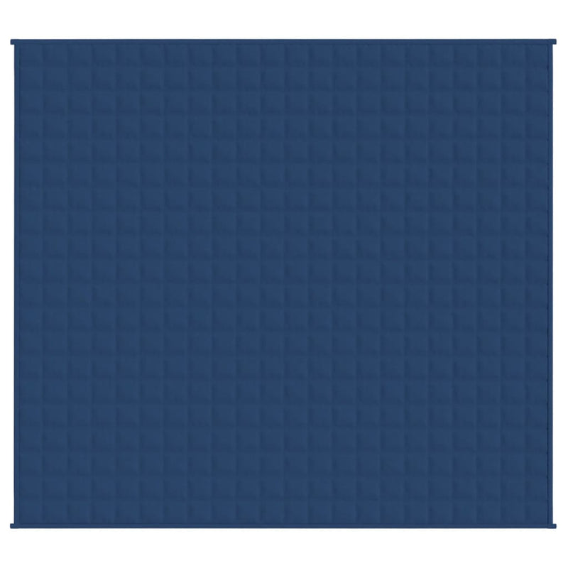 Load image into Gallery viewer, Vidaxl verzwaringsdeken 220x240 cm 15 kg stof blauw
