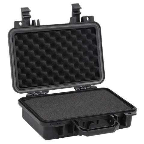 VidaXL Flightcase draagbaar 30x22x10 cm PP zwart