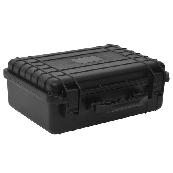 VidaXL Flightcase draagbaar 47x36x18 cm PP zwart