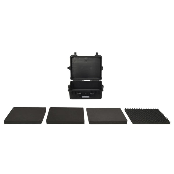 VidaXL Flightcase draagbaar 55x43x21 cm PP zwart