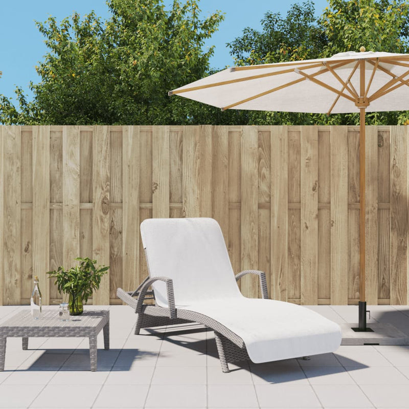 Load image into Gallery viewer, Vidaxl strandhanddoeken 2 st 400 g m² 75x200 cm stof wit
