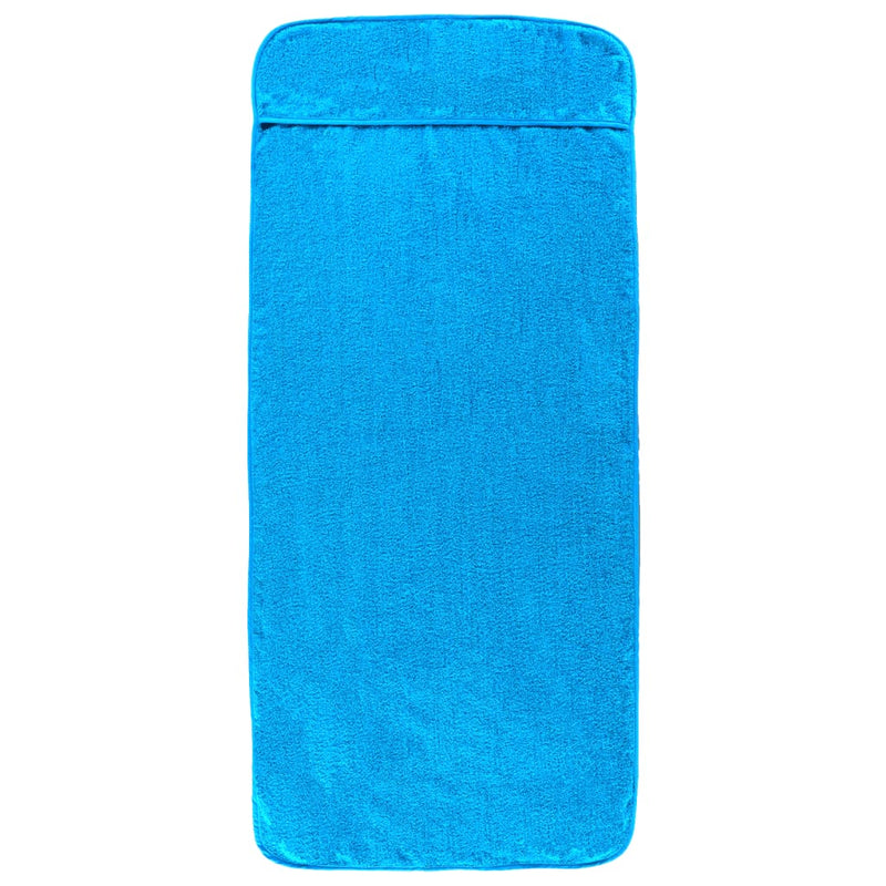 Load image into Gallery viewer, Vidaxl strandhanddoeken 2 st 400 g m² 75x200 cm stof turquoise
