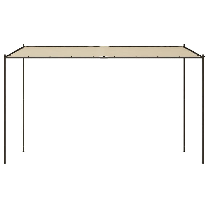Load image into Gallery viewer, Vidaxl prieel 4x4 m 180 g m² stof en staal beige
