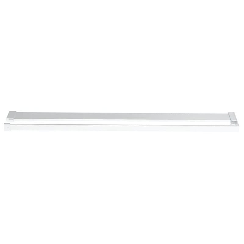 Load image into Gallery viewer, Vidaxl wandschap voor inloopdouchewand 90 cm aluminium chroomkleurig
