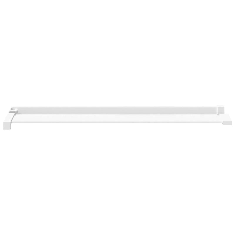 Load image into Gallery viewer, VidaXL Wandschap voor inloopdouchewand 90 cm aluminium wit
